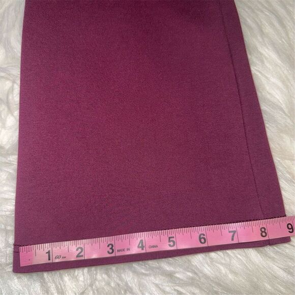 Betabrand Women's Bootcut Dress Pants Yoga Burgundy Size S Pull-On Casual - Picture 8 of 9
